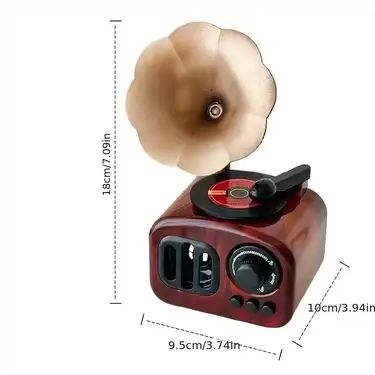 Gramophone Rétro Idéal pour Cadeau ou Décoration 🎁